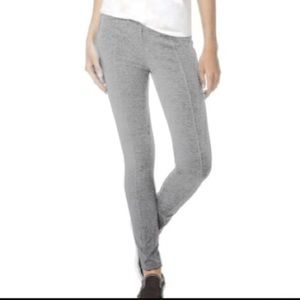 Aritzia Talula leggings light grey ponte fabric, thicker weight